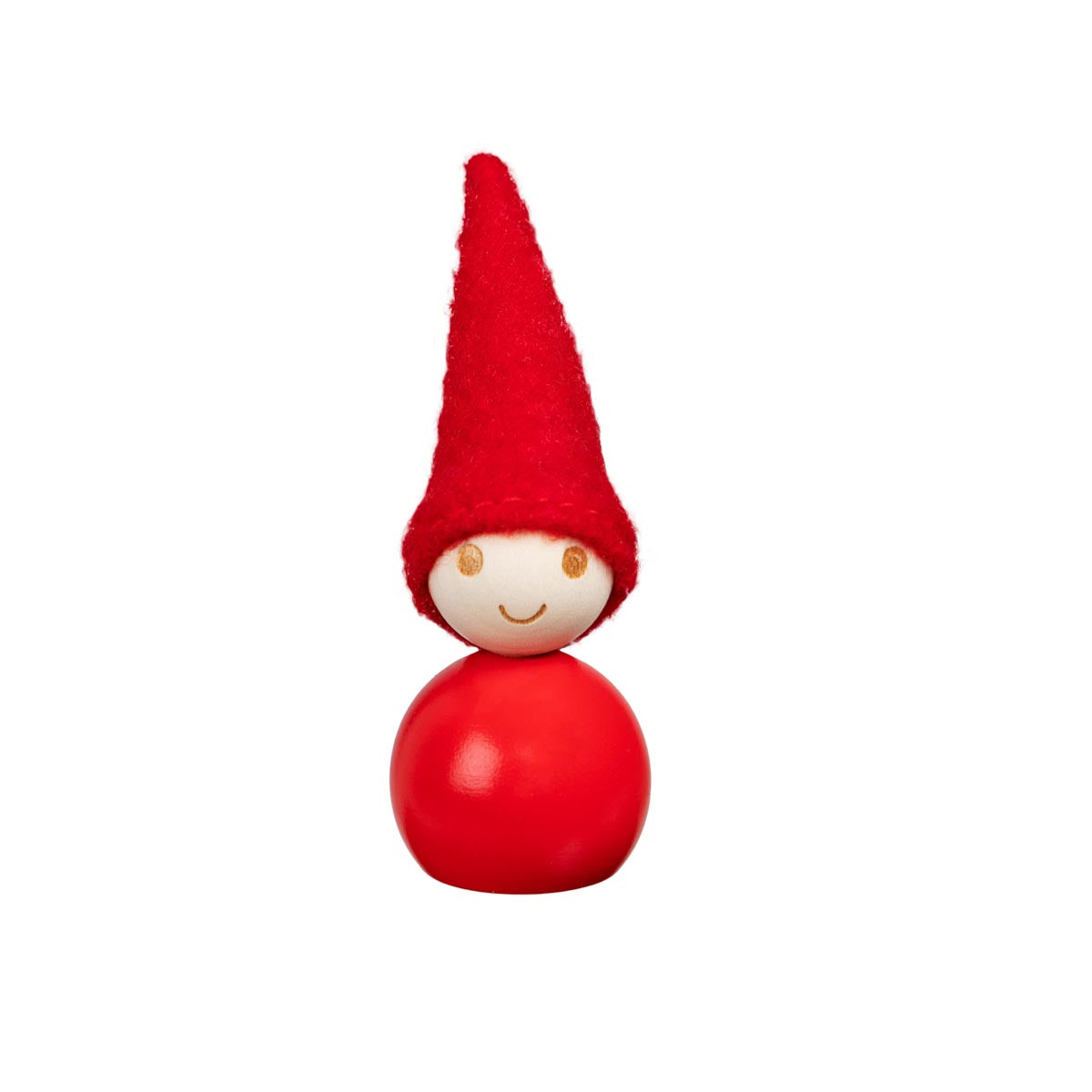 Elf magnets, 4 pcs, red