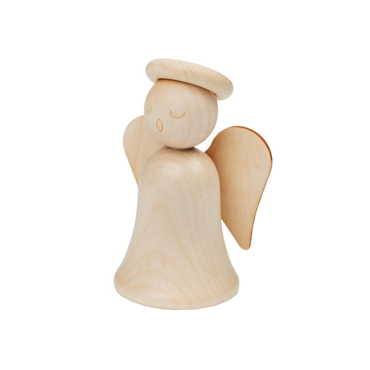 Small angel decoration, 8 cm, ecru