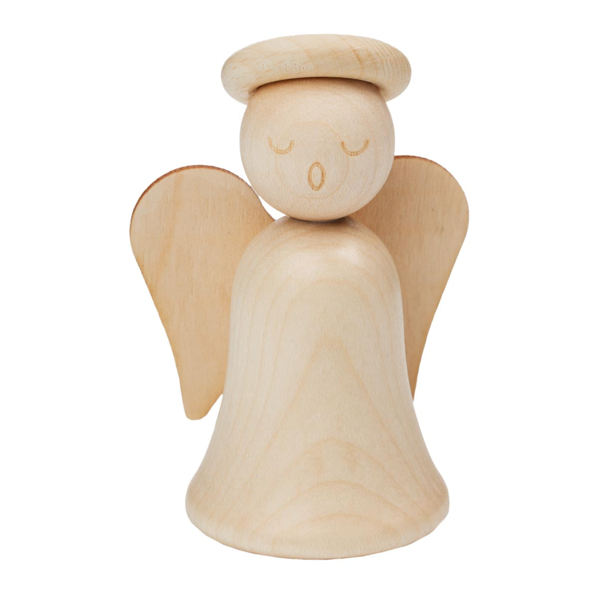 Small angel decoration, 8 cm, ecru