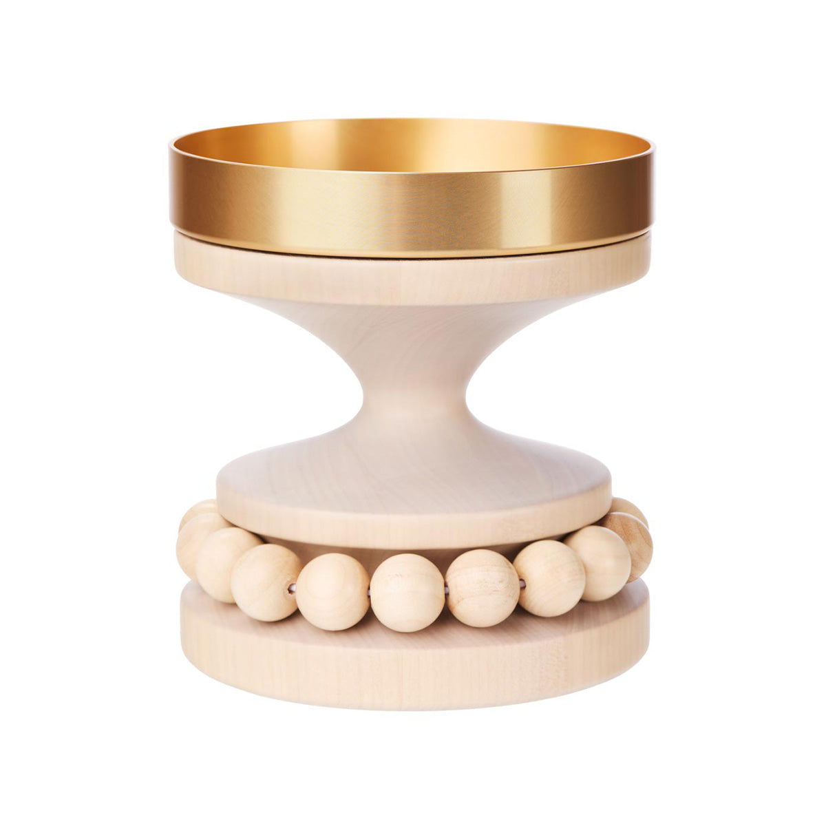 Ruustinna candleholder, varnished wood