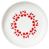 Elf Plate Love, Ø 21 cm, white and red