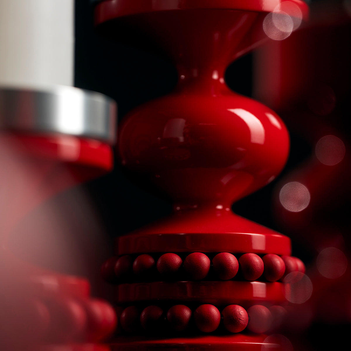 Ruustinna candleholder, red