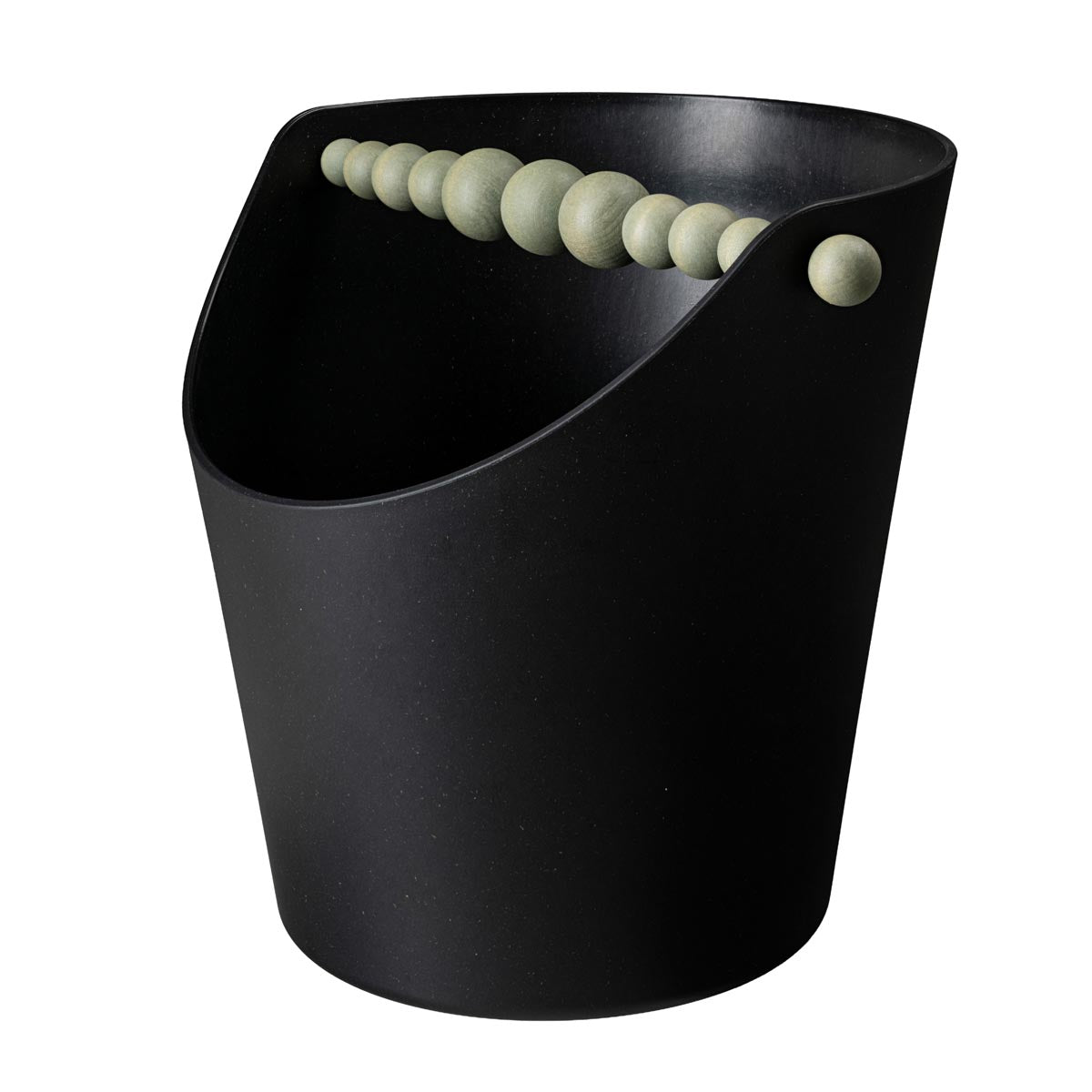 Nuppu sauna bucket, green and black