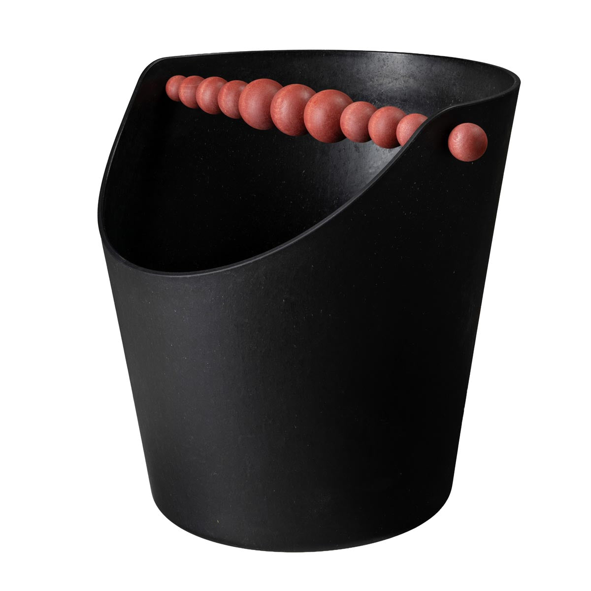 Nuppu sauna bucket, red and black