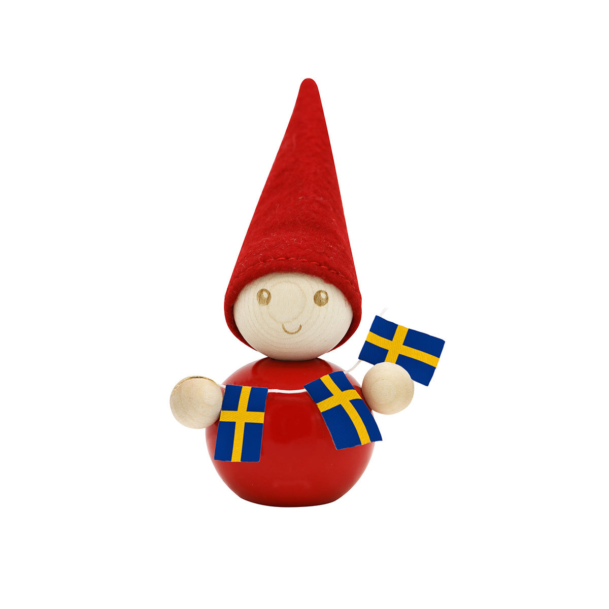 Elf Swedish flag, 11 cm
