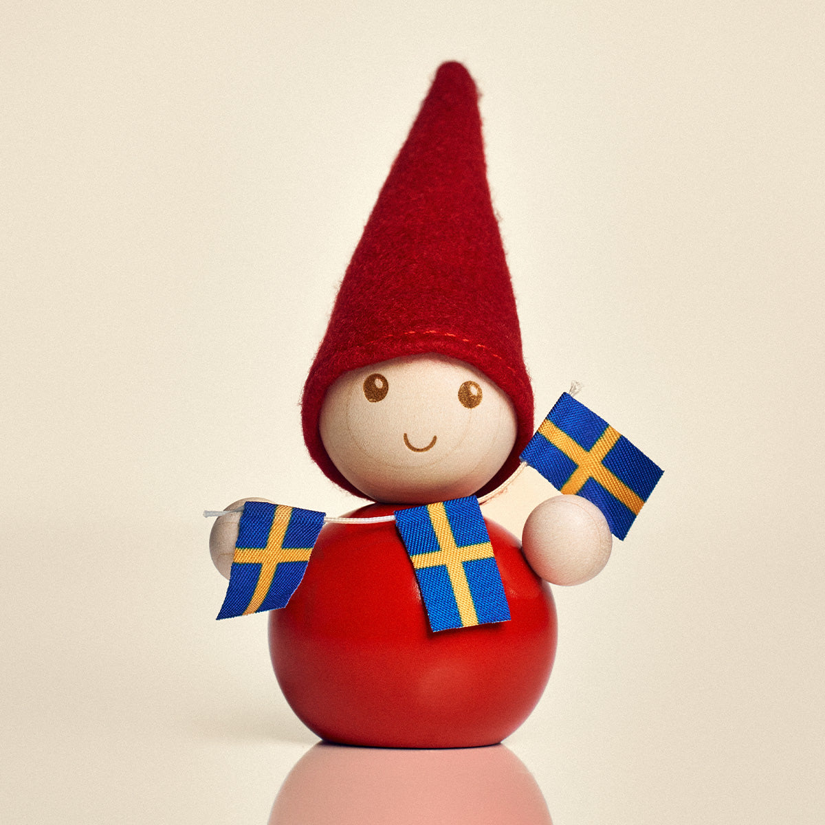 Elf Swedish flag, 11 cm
