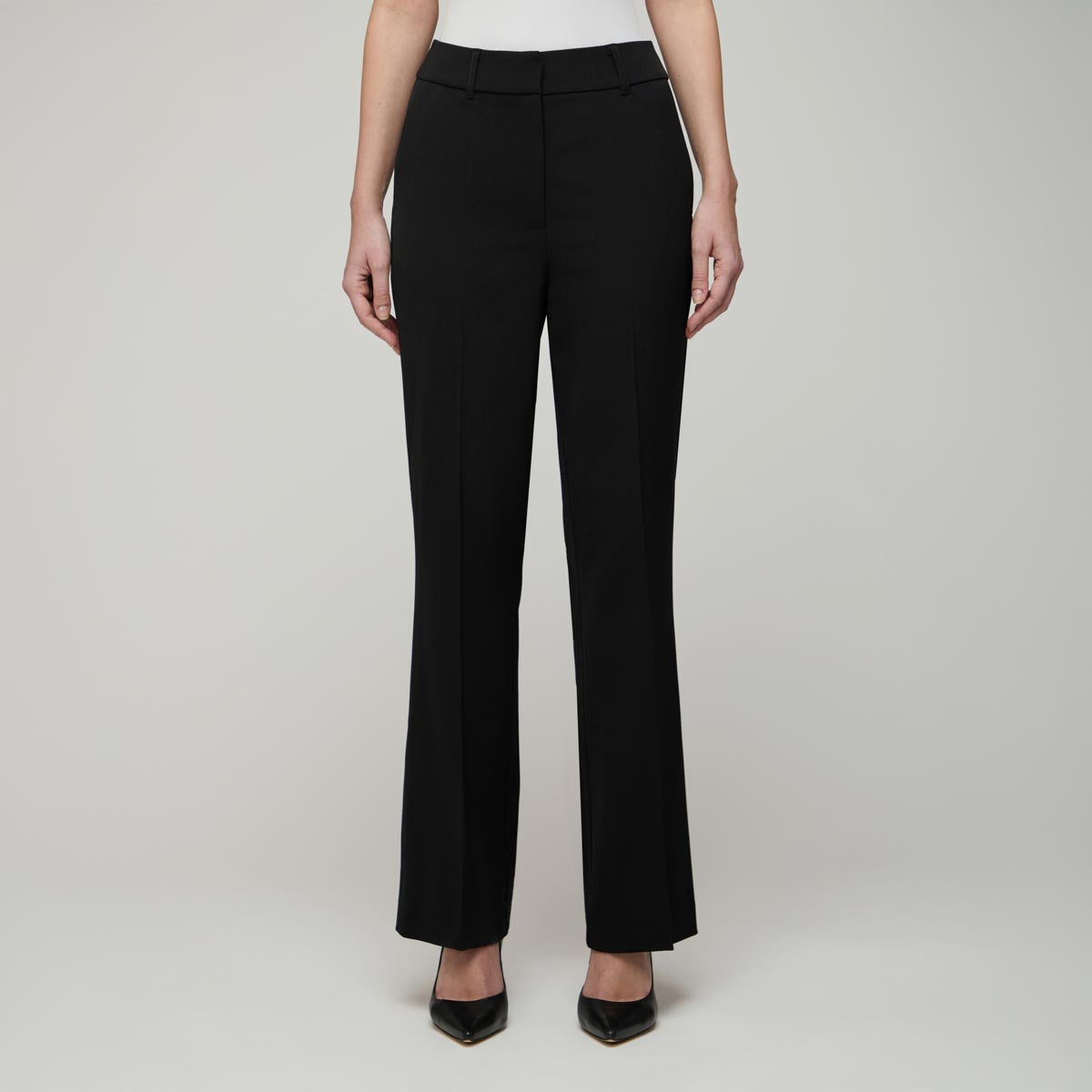 Nina trousers, wool stretch, black