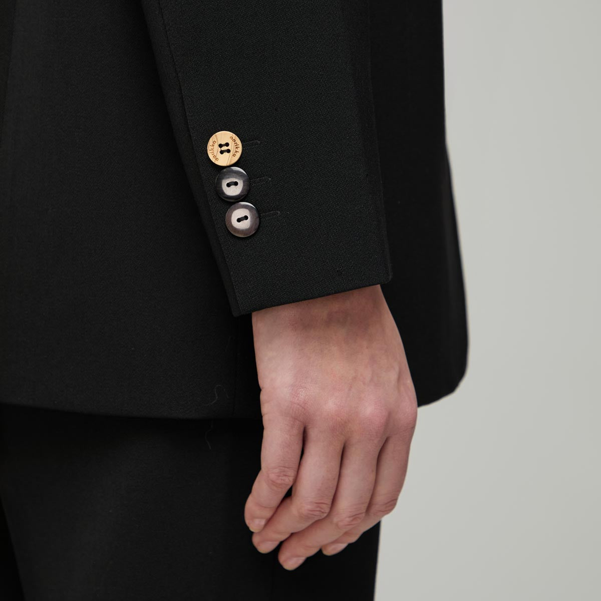 Sola blazer, wool-stretch, black