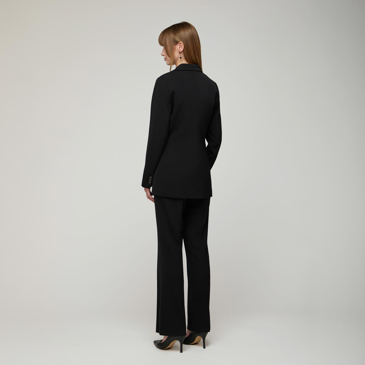 Sola blazer, wool-stretch, black