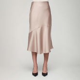 Kelly skirt, satin, champange