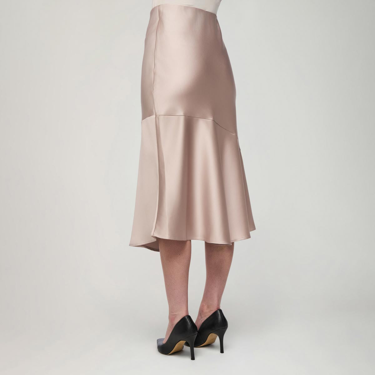 Kelly skirt, satin, champange