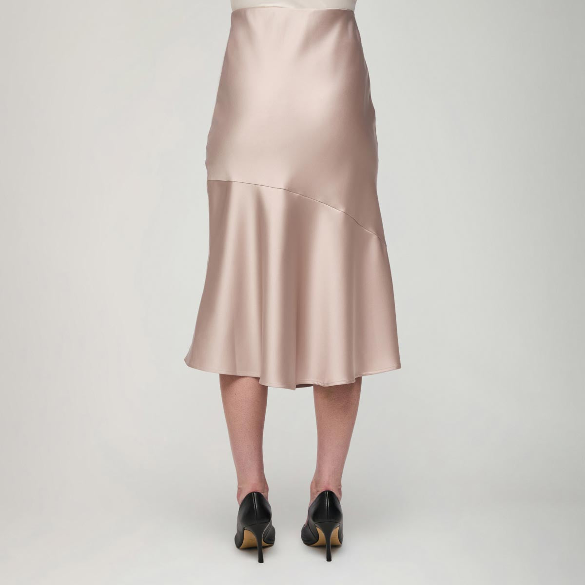 Kelly skirt, satin, champange