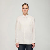 Leila blouse, Aallot, white
