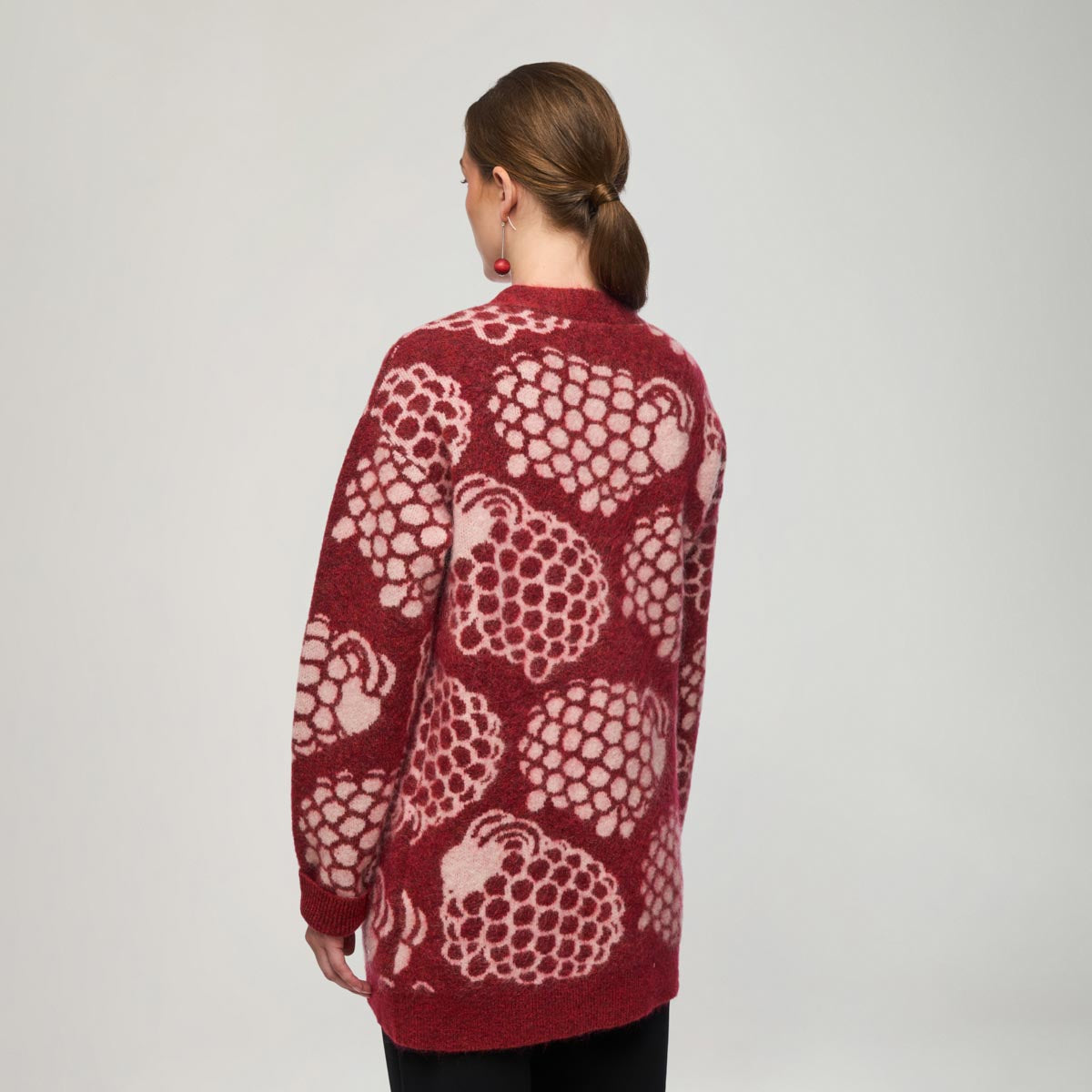 Ellis cardigan, Pässi, dark red