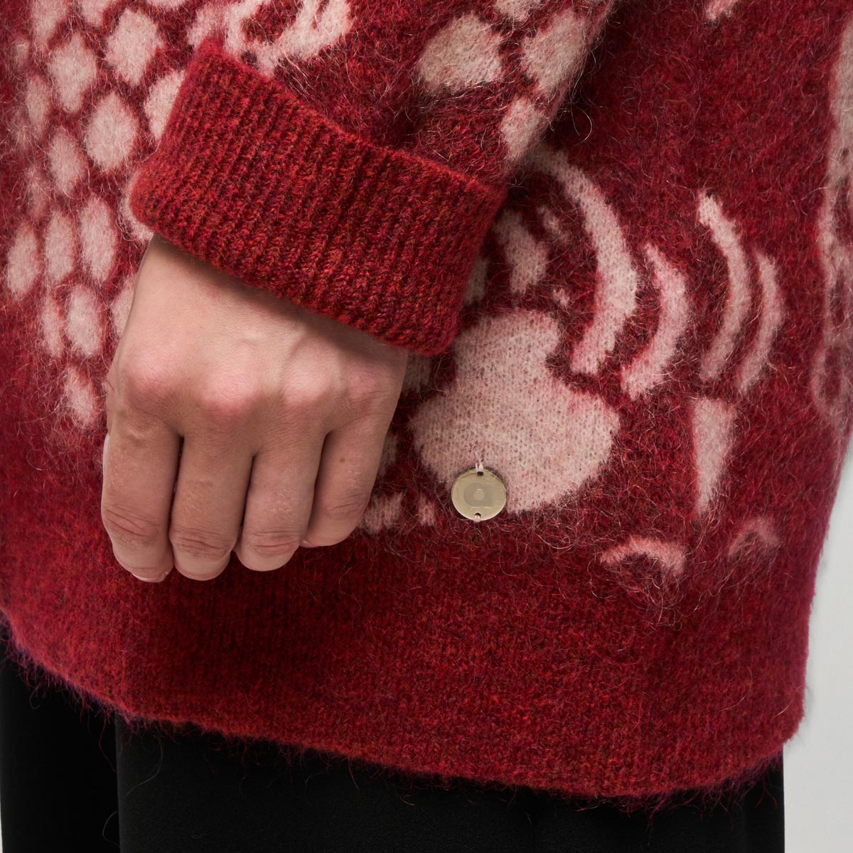 Ellis cardigan, Pässi, dark red