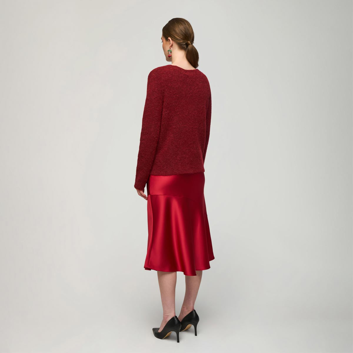 Senora sweater, dark red