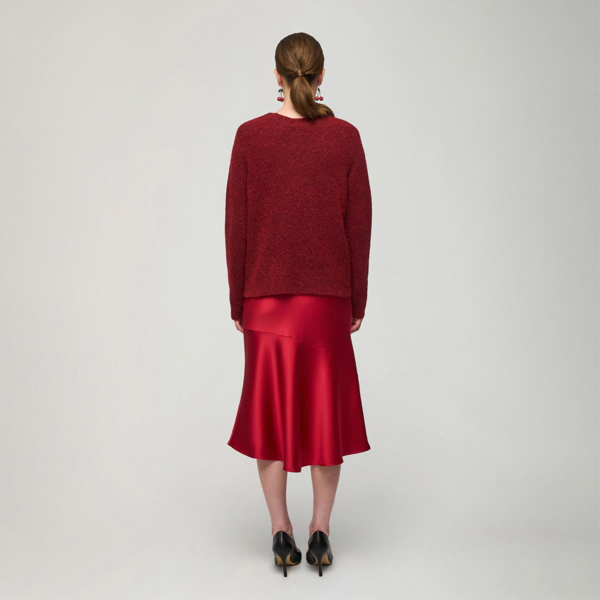 Senora sweater, dark red