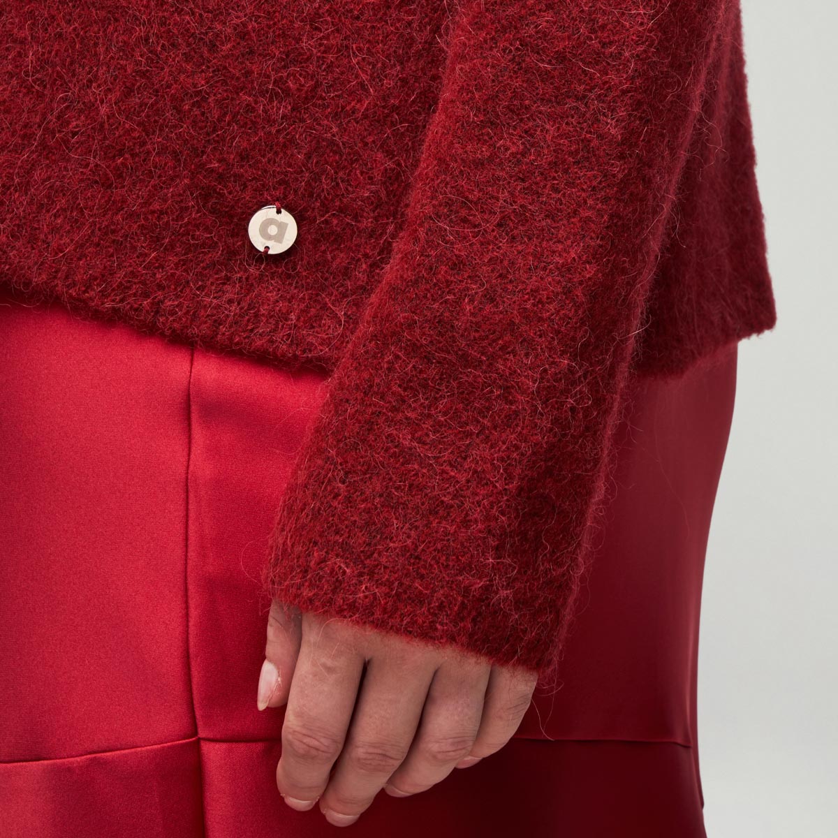 Senora sweater, dark red