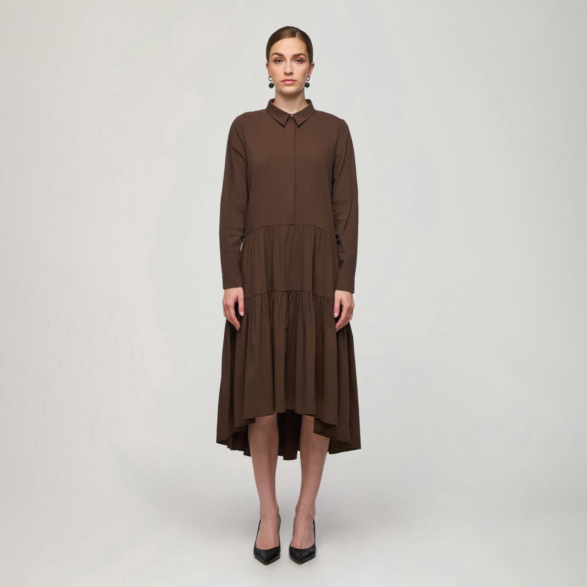 Triine dress, brown