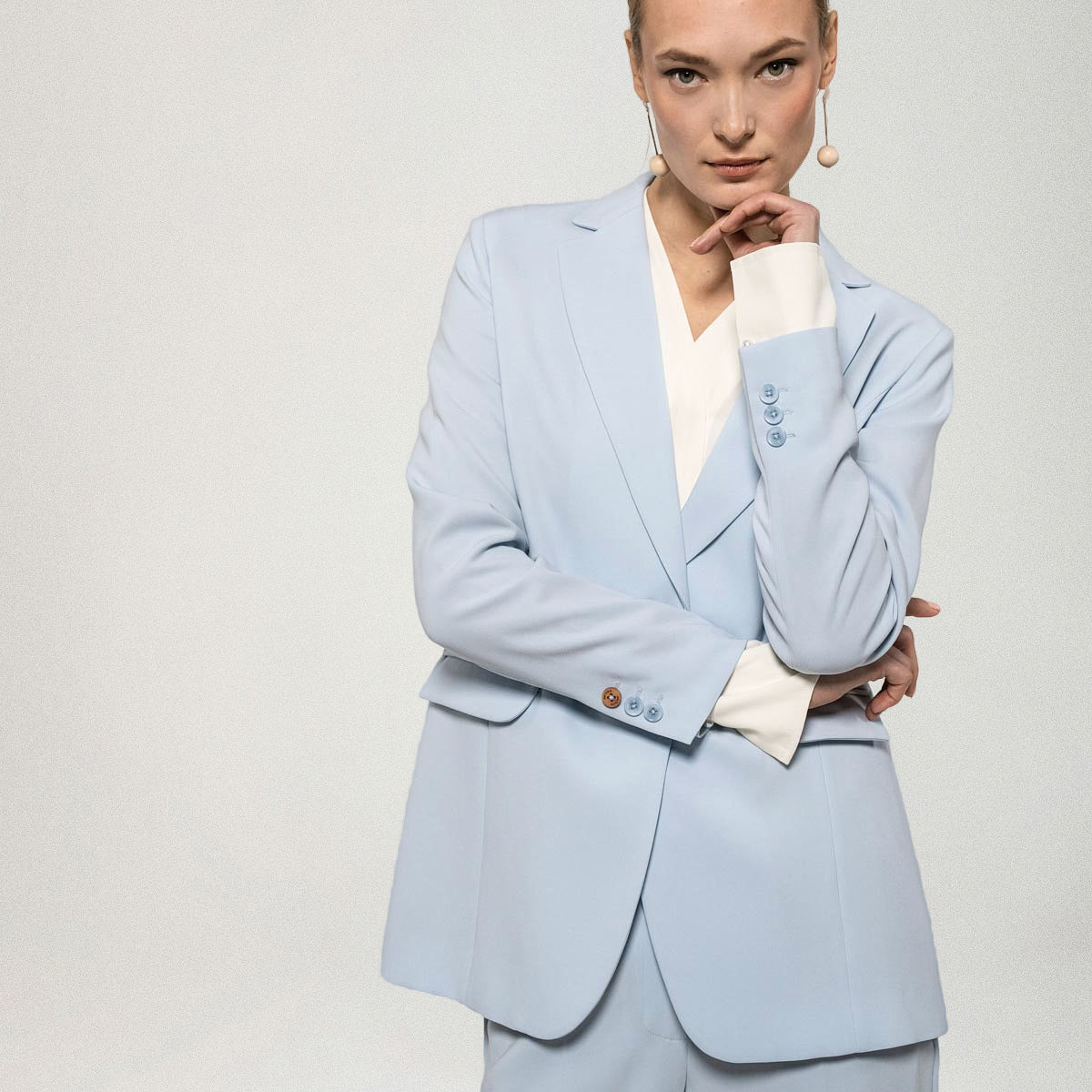 Sola blazer, light blue
