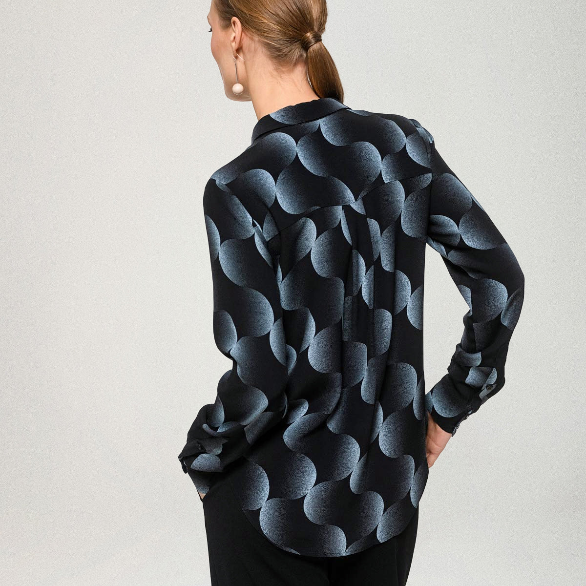 Tiila shirt, Nebula, black