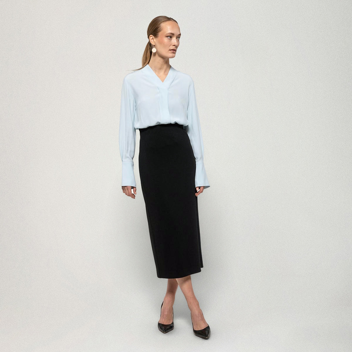 Fiia skirt, jersey, black