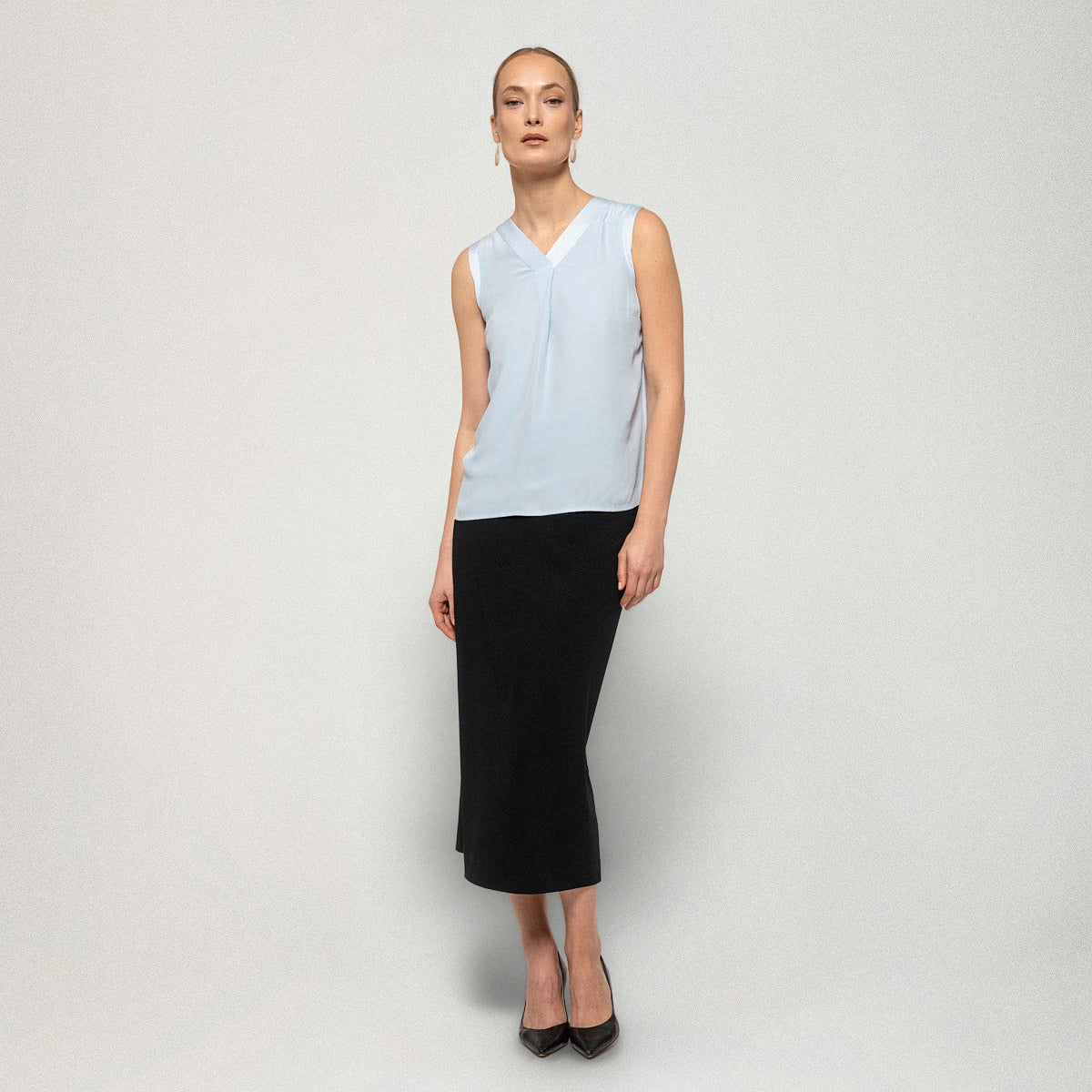 Solana top, light blue