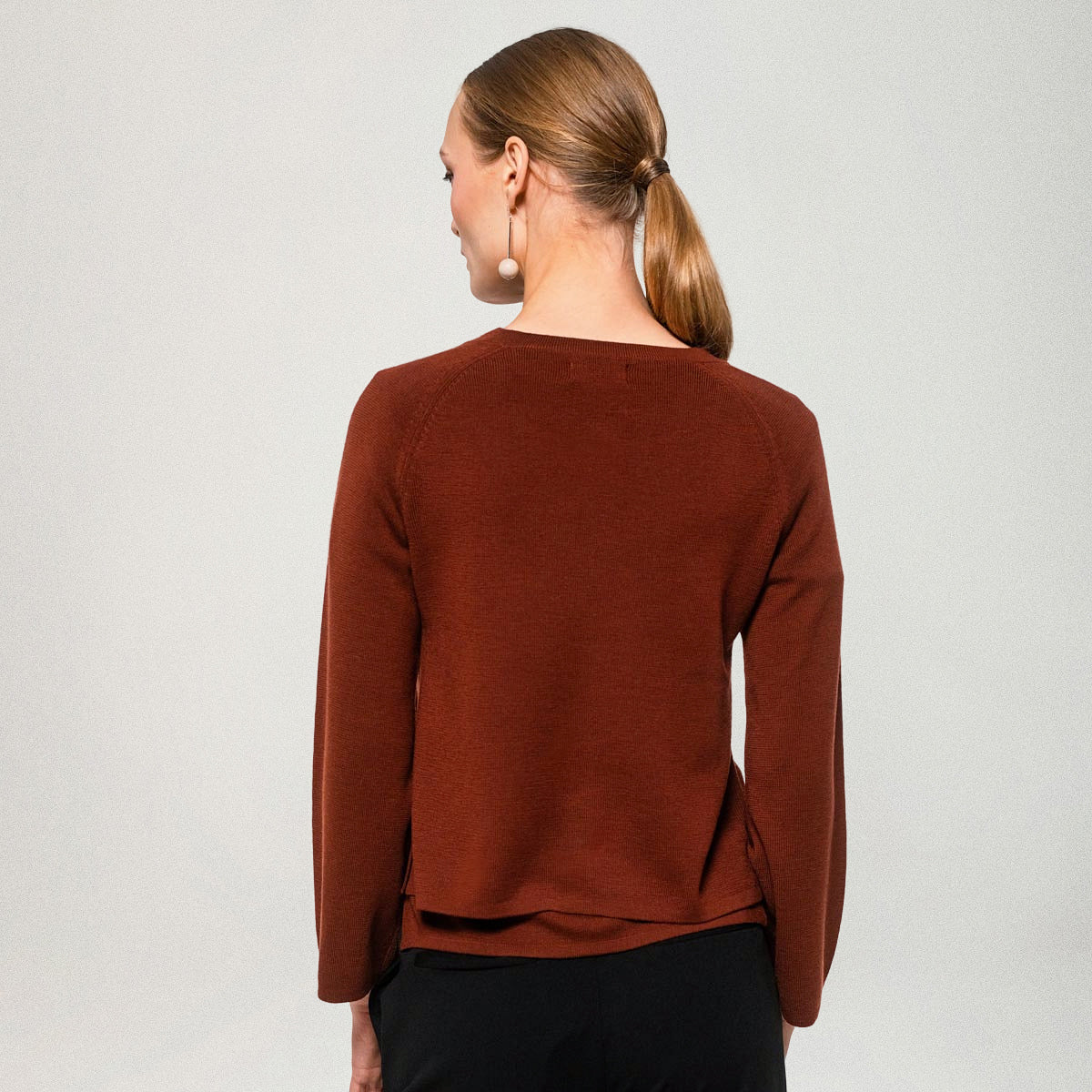 Blanka cardigan, dark copper