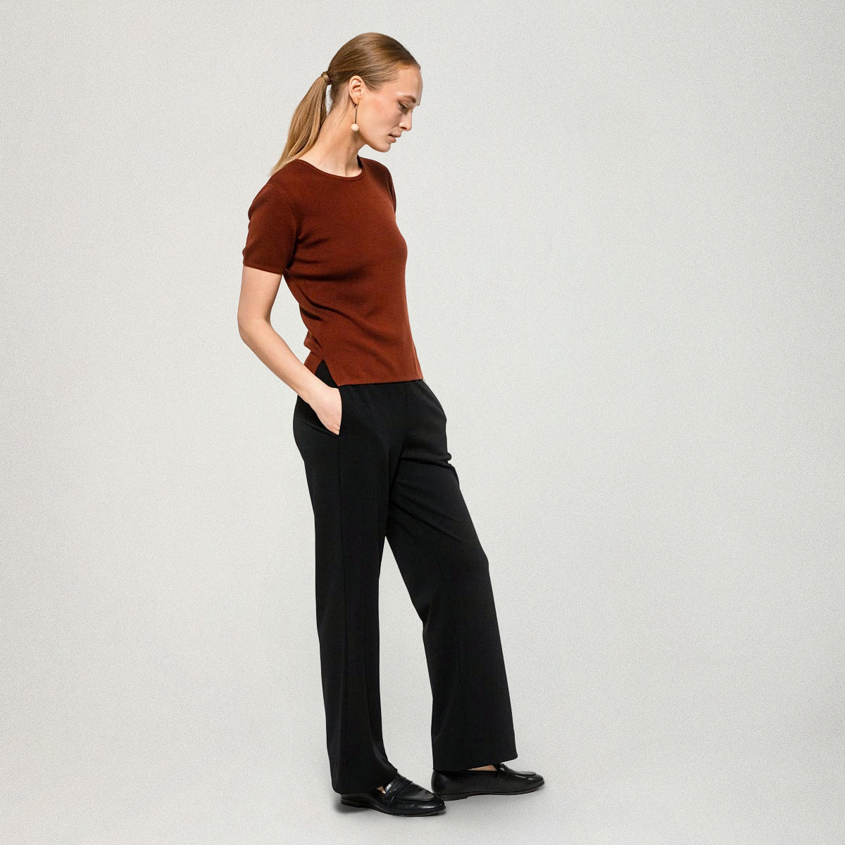 Elea sweater, dark copper