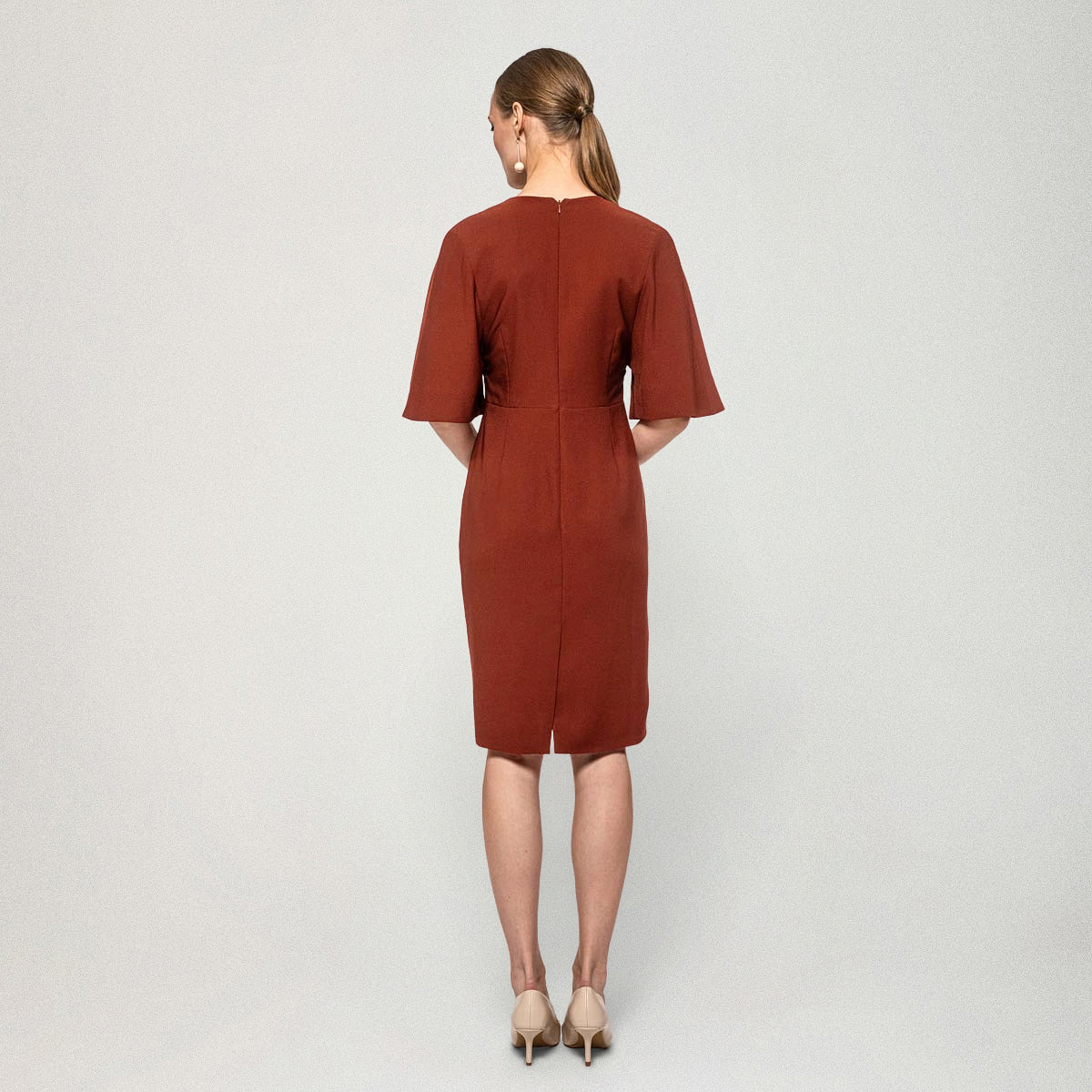 Saime dress, Utu, dark copper