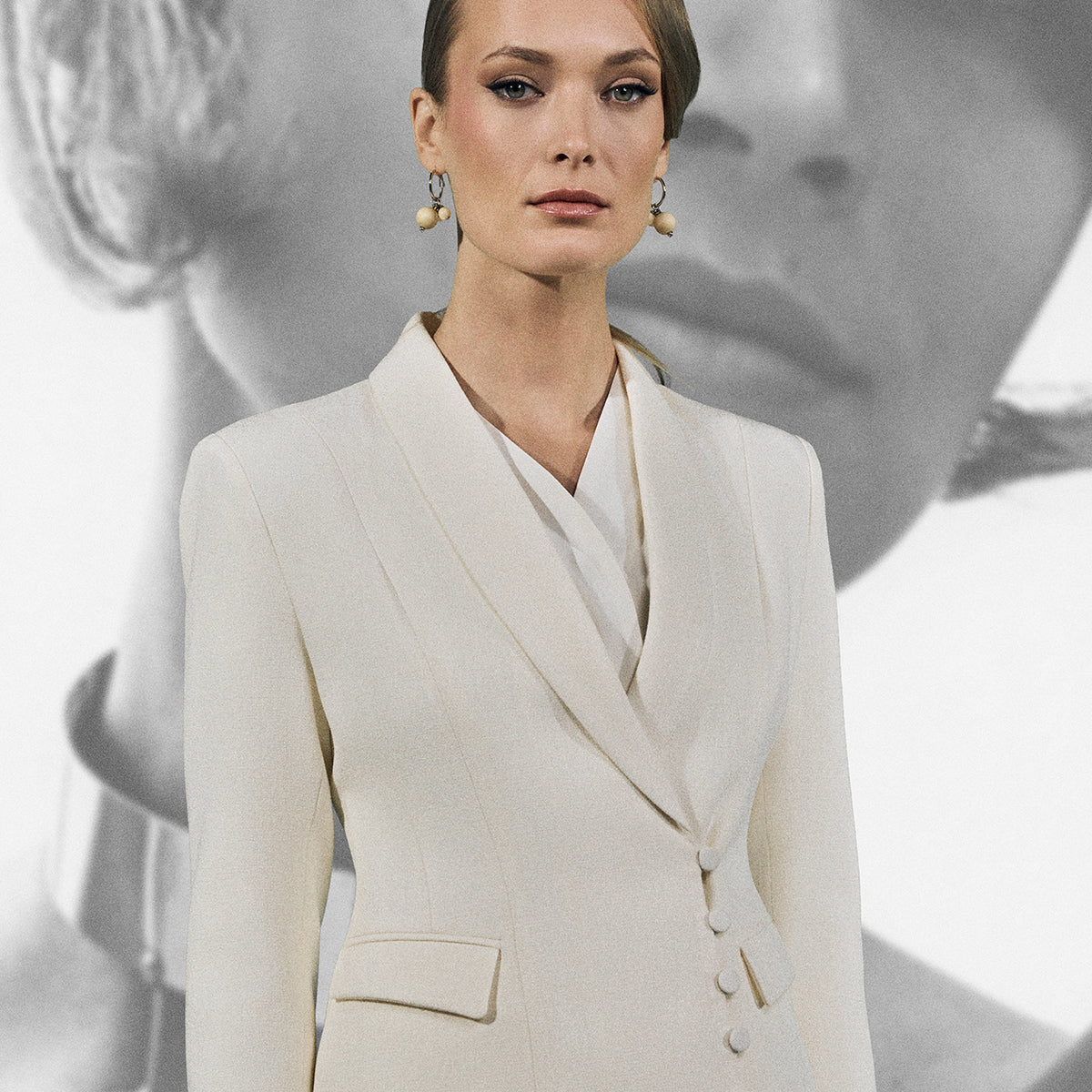 Dakota blazer, Sire, cream