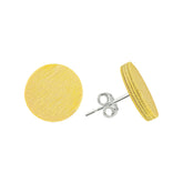 Nektariini earrings, citron yellow