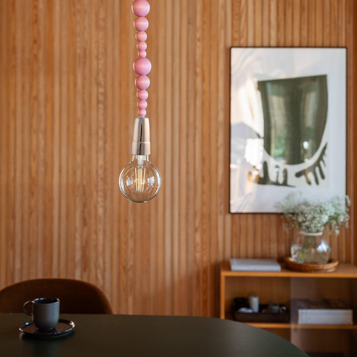 Helmi ceiling lamp, light pink