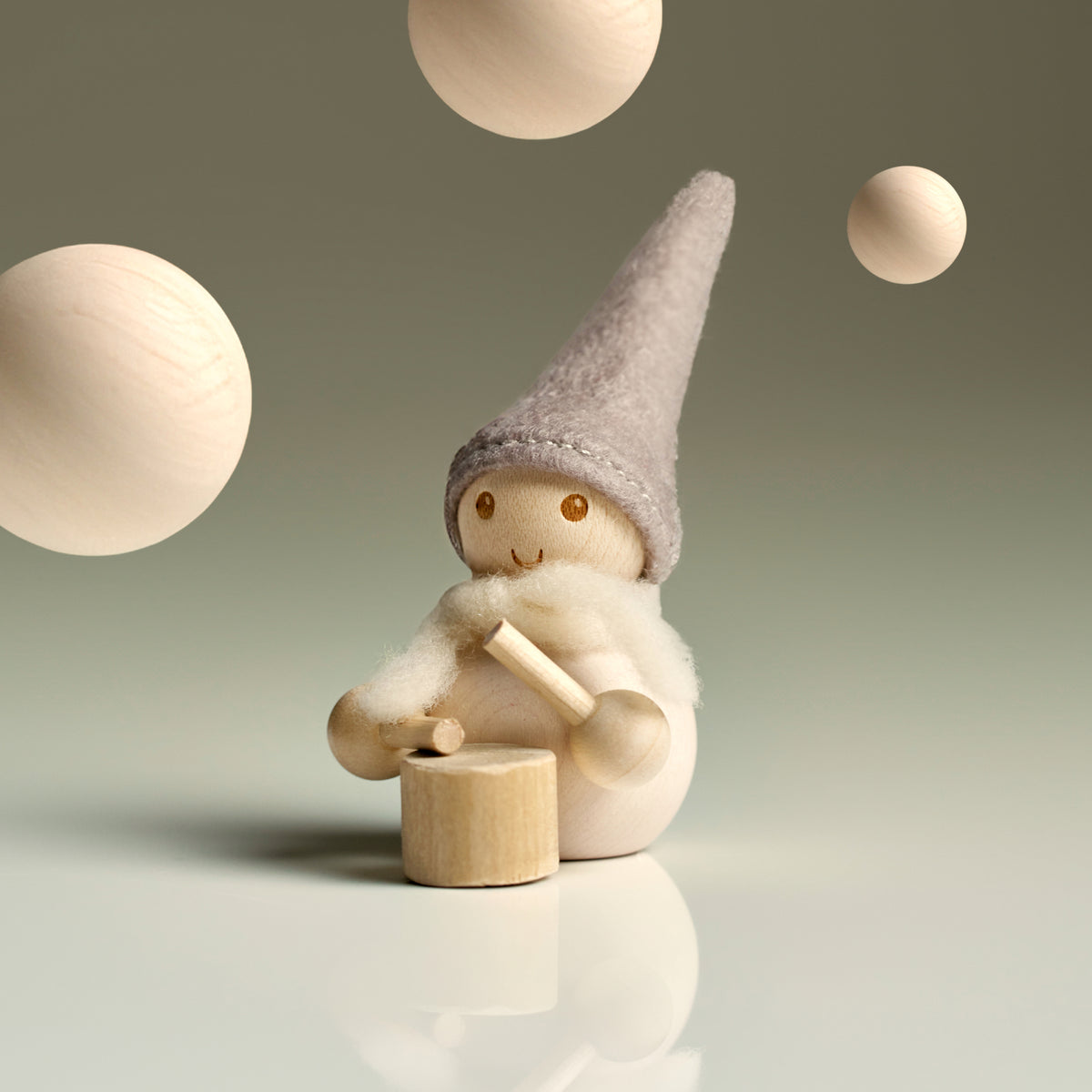 Frost Elf Drummer, 9 cm