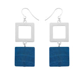 Adele earrings, blue