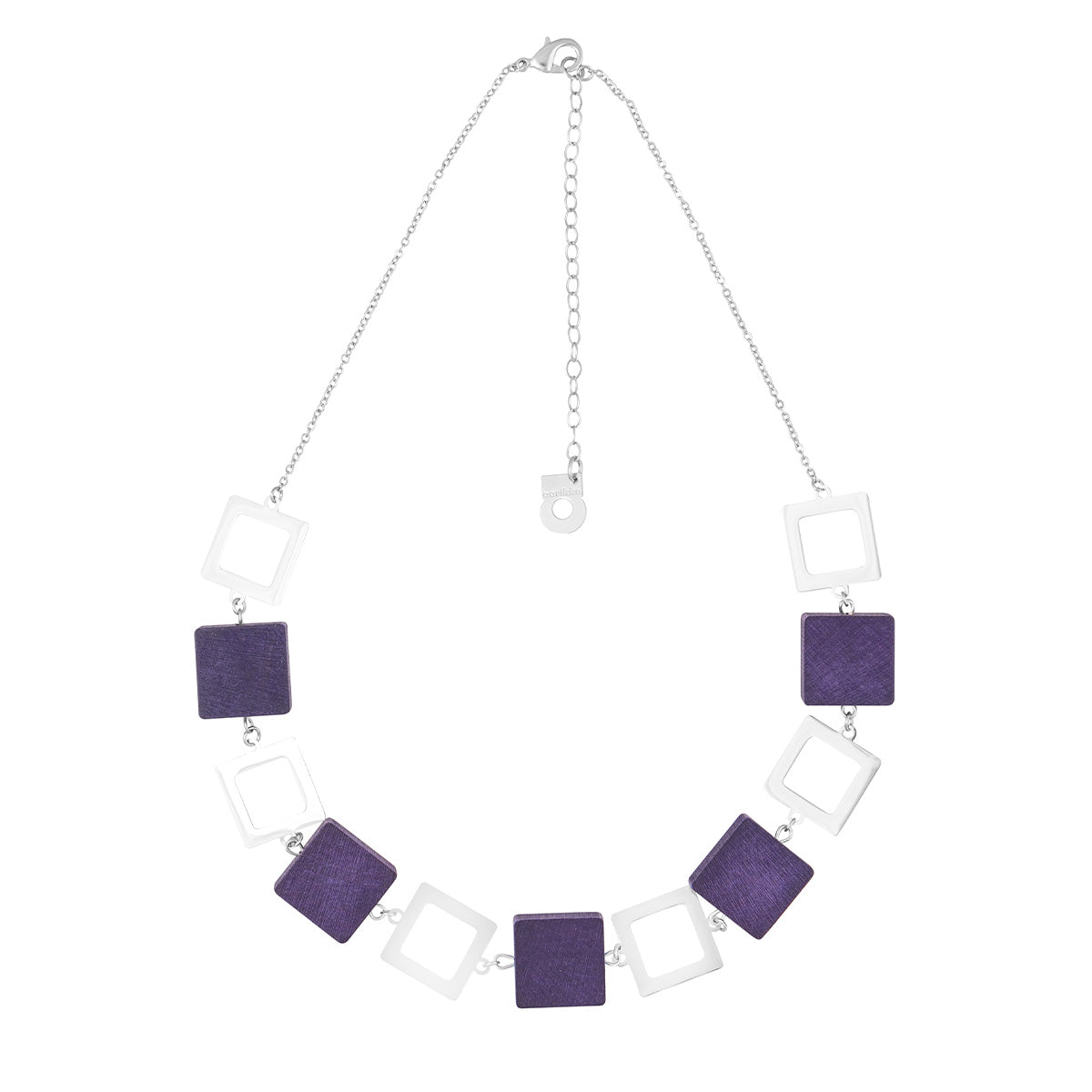 Adele necklace, dark purple