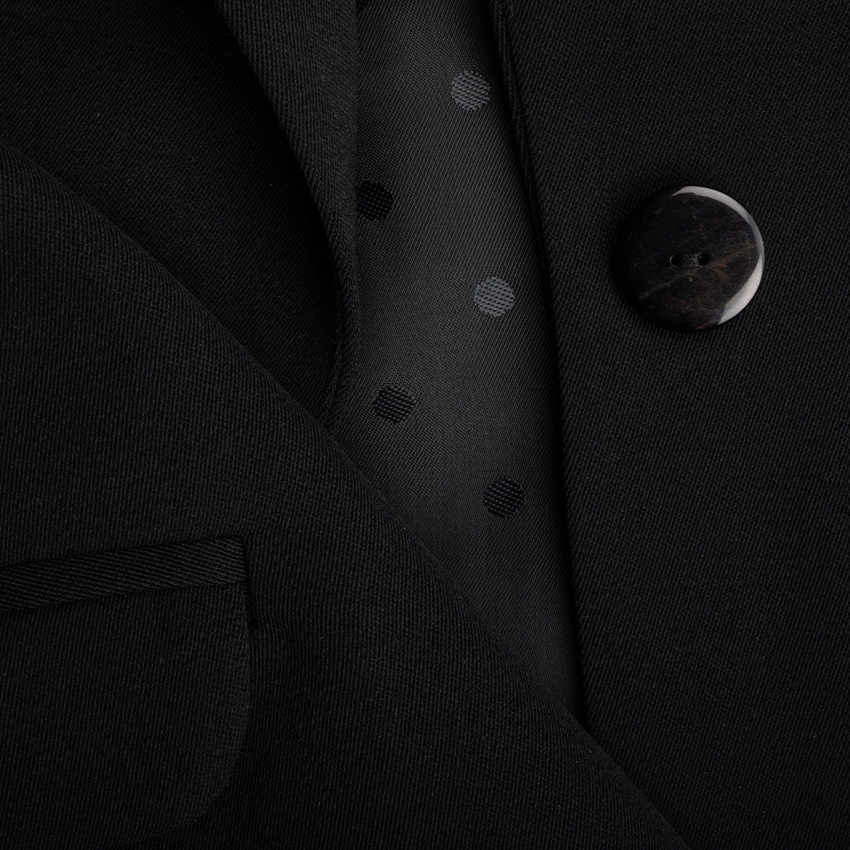 Sola blazer, wool-stretch, black