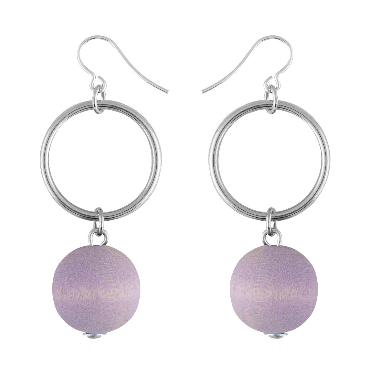 Hilma earrings, lavender