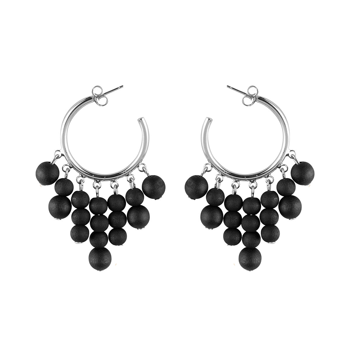 Gisella earrings, black