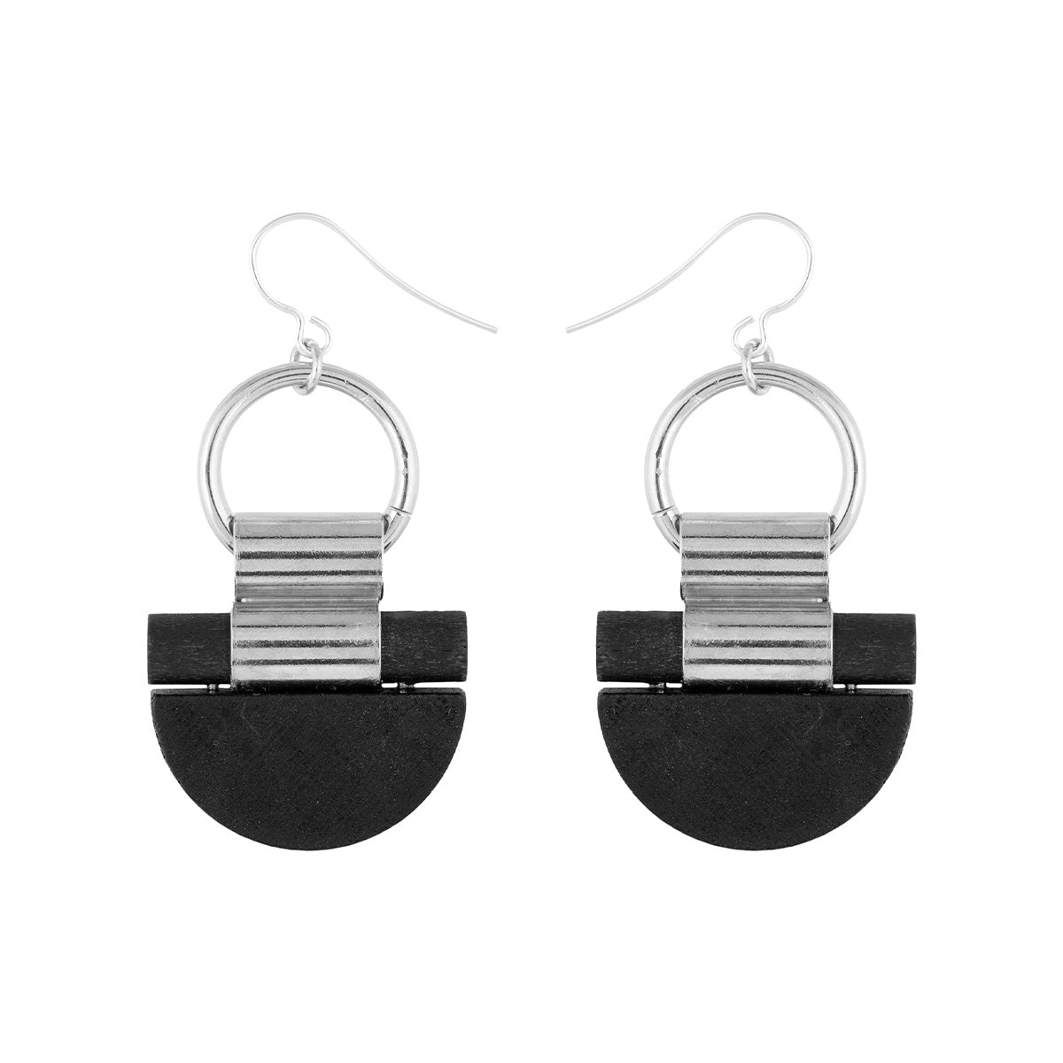 Kelohonka earrings, black