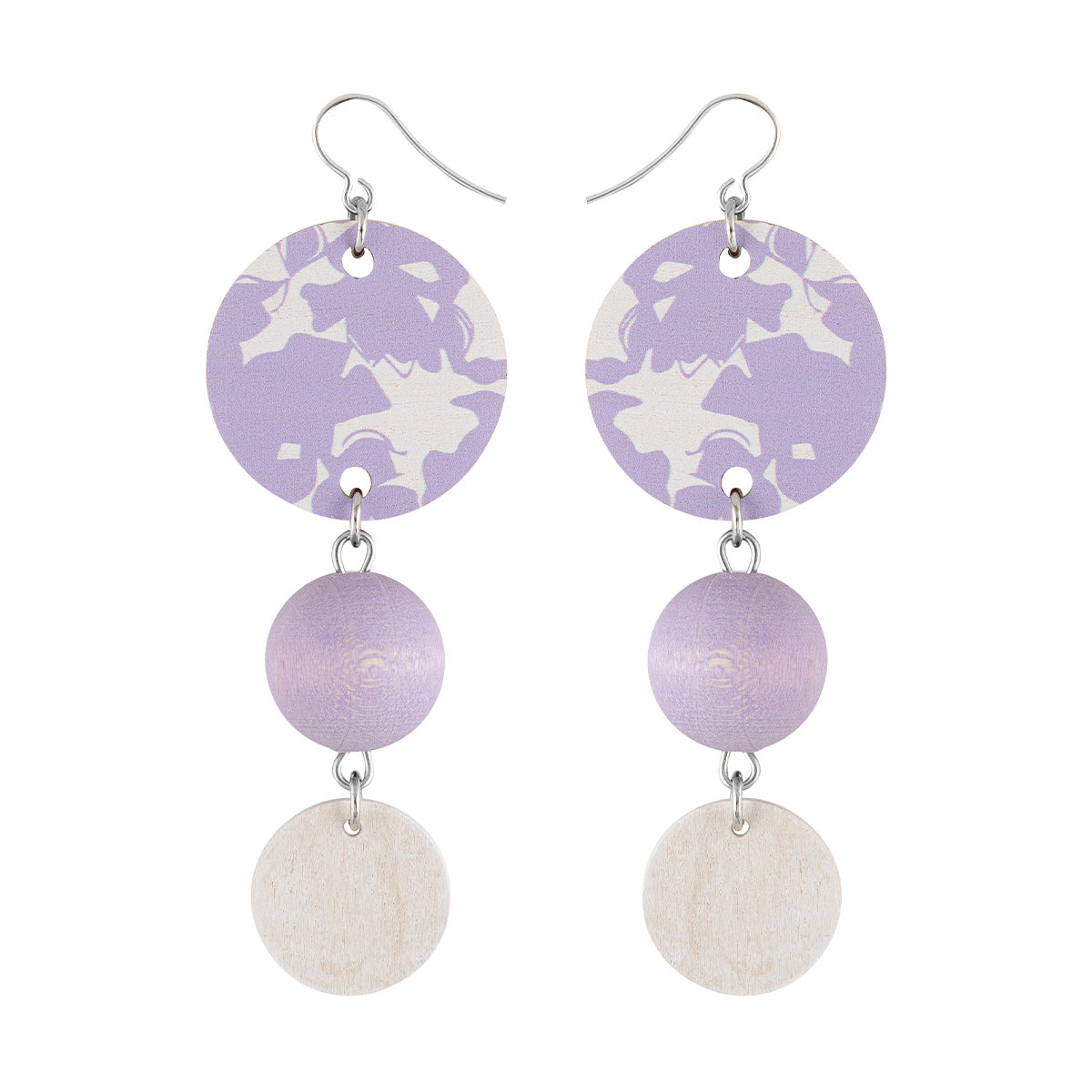 Apollo earrings, lavender