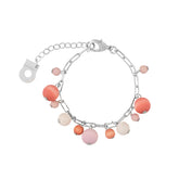 Ilona bracelet, pink melon