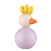 Kukkonen wooden figurine, 7,5 cm, lavender