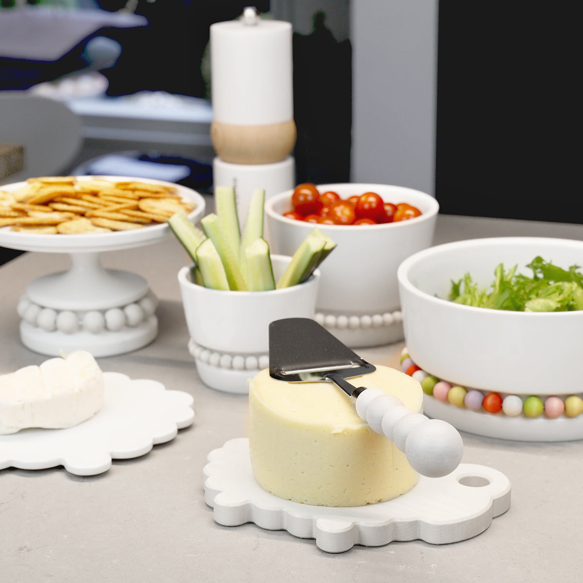 Puisto cheese slicer, ecru