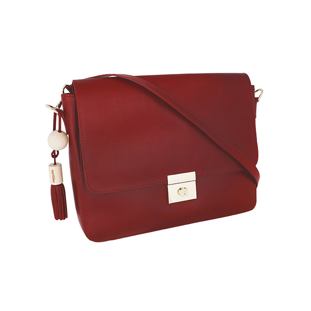 Helle shoulder bag wine red