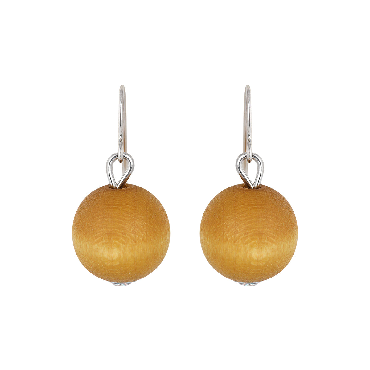 Karpalo earrings, dark yellow