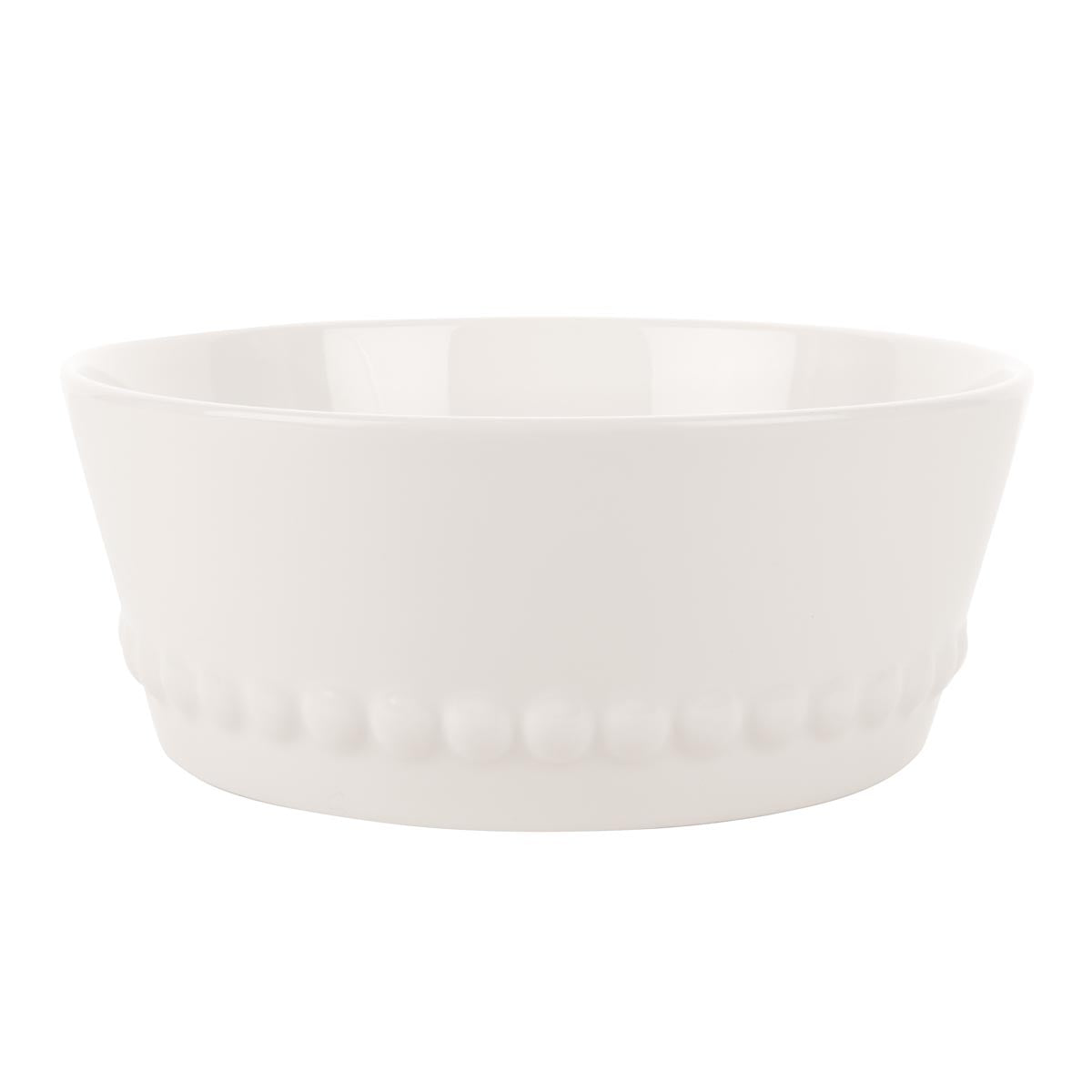 Puisto salad bowl large, white