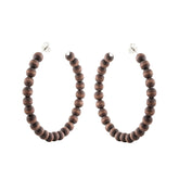 Sofia earrings, brown