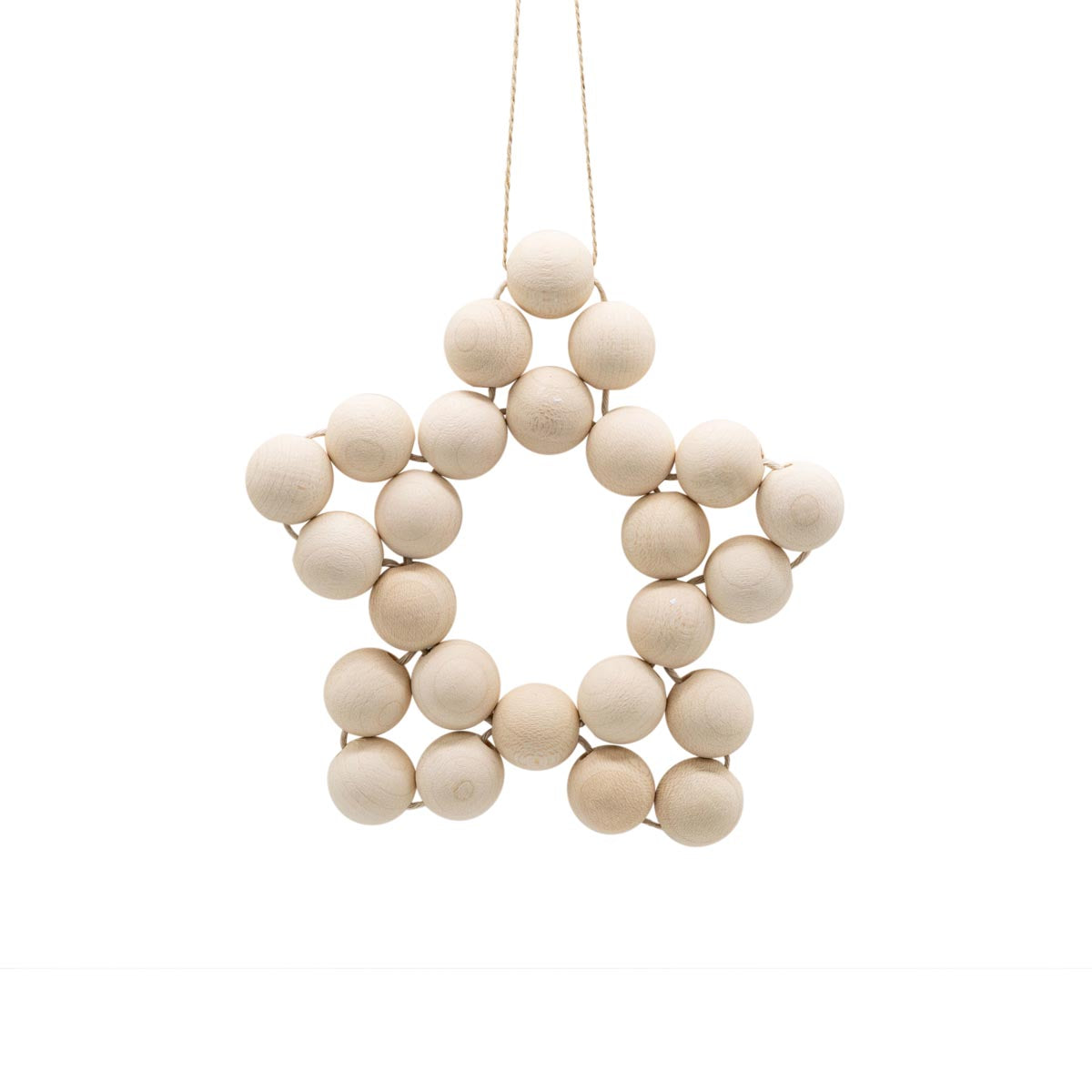 Tähtikoriste Ornament, 10 cm, white