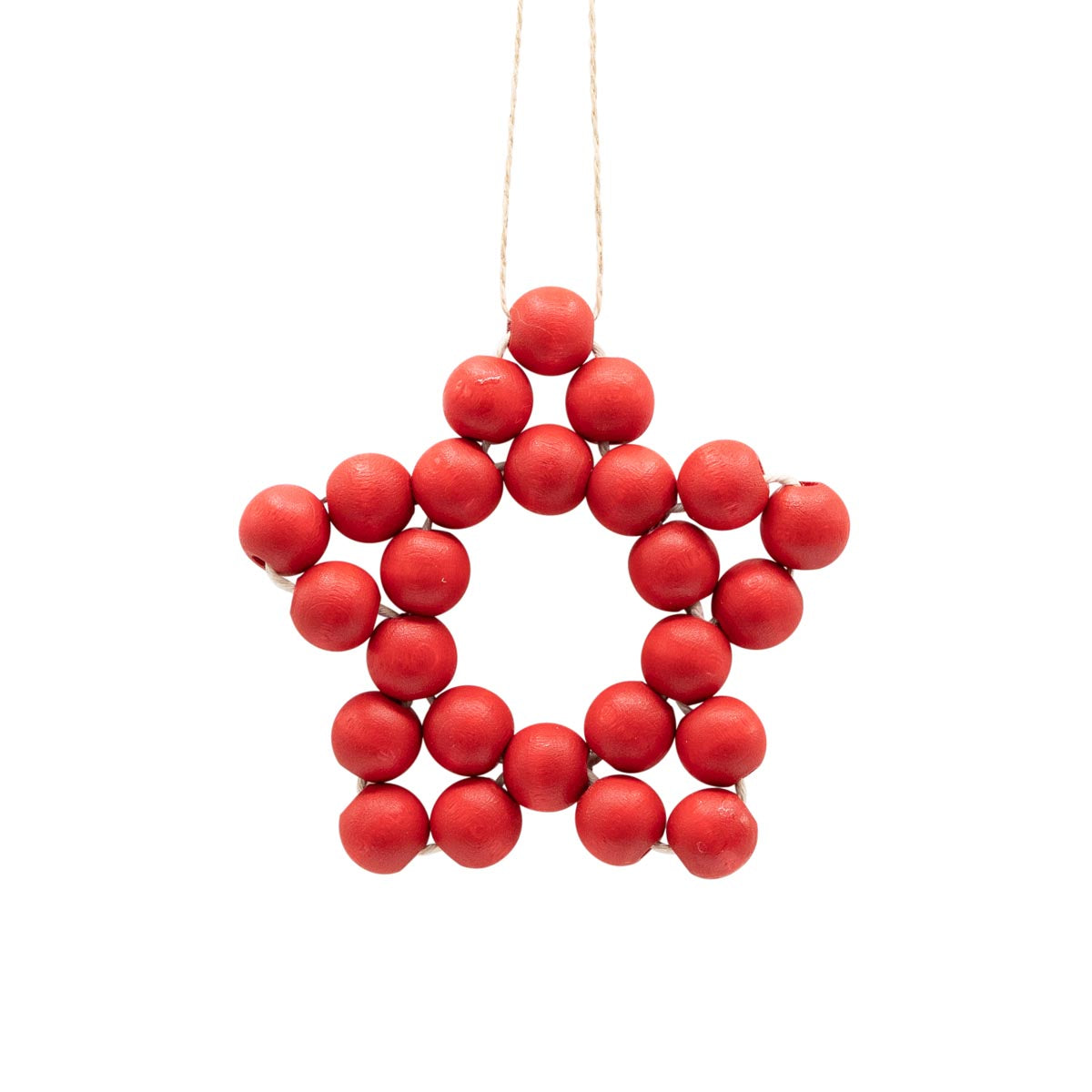 Tähtikoriste Ornament, 7,5 cm, red